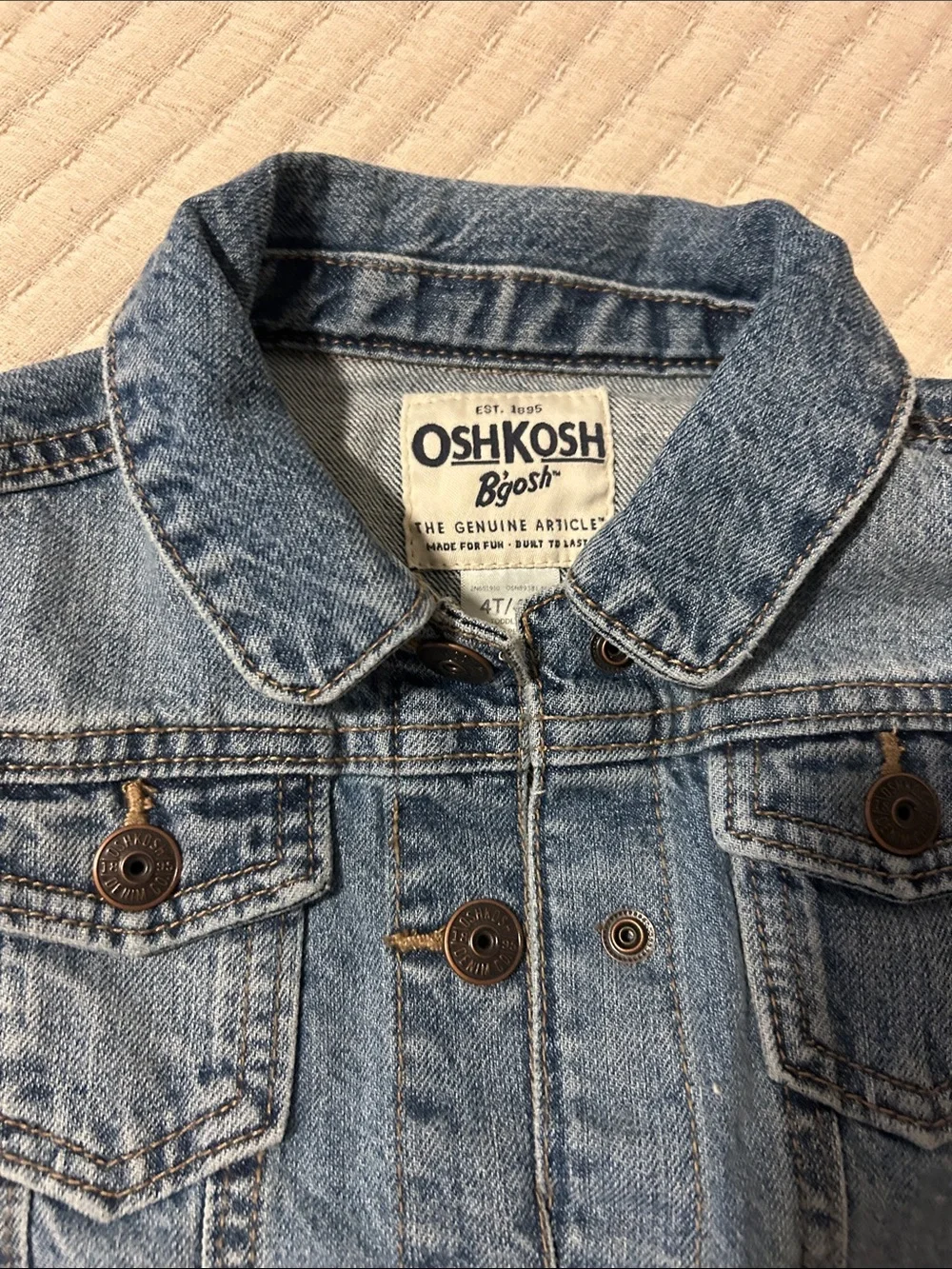 OshKosh B'gosh Kids Denim Jacket in Medium Blue